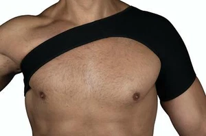 PRO 11 Adjustable Shoulder Support Compression Neoprene Strap Pain Injury Relief - Picture 1 of 8