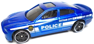 Dodge Charger R/T Gotham City 2023 Hot Wheels '11 azul 2 7/8" coche de policía fundido a presión Foto 1 de 4