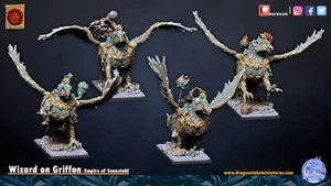 Zauberer auf Griffon - DragonsLake Miniaturas - Bild 1 von 9
