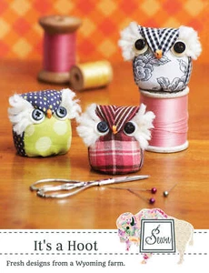It's a Hoot Pincushions modello di Rana Heredia cucito Wyoming - Foto 1 di 5