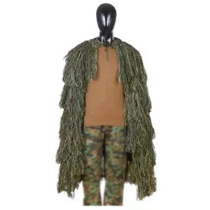 Ghillie Poncho Anzug Oberteil Leicht Atmungsaktiv für Jagd Airsoft Paintball - Bild 1 von 26