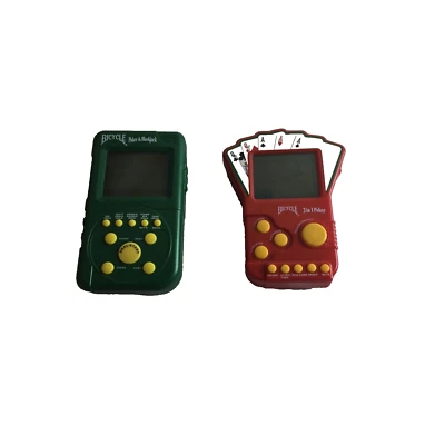 Conjunto de jogos portáteis de pôquer e blackjack de bicicleta - Imagem 1 de 4