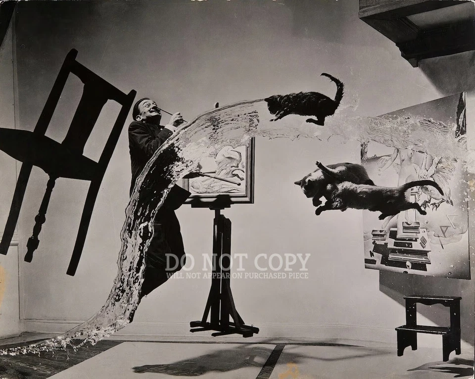 Salvador Dali Photograph 11 X 14 - 1948 Dalí Atomicus - Philippe Halsman - Print - Image 1 of 1