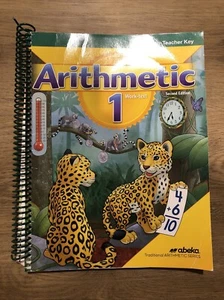 ABeka 1st Grade Arithmetic 1 Teacher Key second edition - Picture 1 of 3