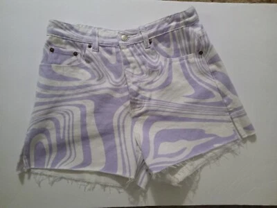 Pantalones Cortos Signature8 ROPA NÉCTAR Talla Mediana RECORTES Lavanda/Blanco Nuevos con Etiquetas Foto 1 de 4