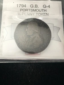 1794 Great Britain Hampshire Portsmouth John Howard Conder Token - Picture 1 of 10