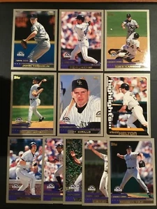 2000 Topps COLORADO ROCKIES Complete Team Set 11 TODD HELTON, LANSING, WALKER - Picture 1 of 1