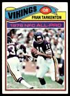 1977 Topps Fran Tarkenton Minnesota Vikings #400