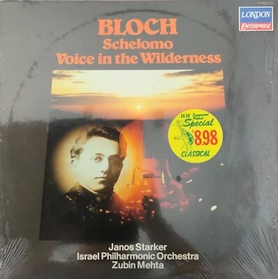 BLOCH-SCHLOMO-JANOS STARKER-ORIGINAL1985 LONDON ffrr 414 166-1 STEREO VINYL  - Image 1 of 2