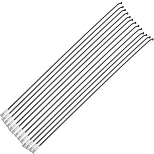 36Pcs 14G J Bend Mountain Bike Cycling Steel Spokes Bike Spokes Nipples 289mm - Picture 1 of 12