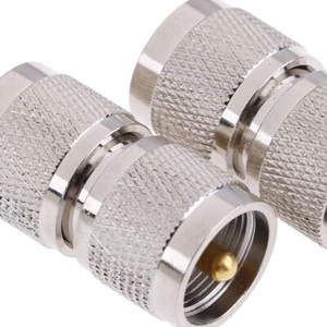 1x N Male plug to UHF PL-259 PL259 Male straight radio RF adapter connect.j6 - Photo 1/10