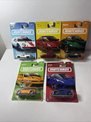 2025 MATCHBOX SPORTS CARS SERIES SET LOTUS, JAGUAR, VETTE WALMART EXCLUSIVE - Image 1 of 4
