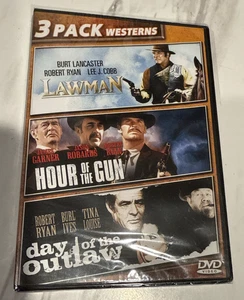 Outlaws and Lawmen 3 Movies, Lawman, Hour of the Gun, Day of the Outlaw, New DVD - Picture 1 of 2