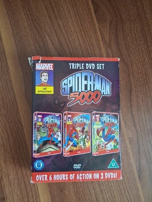SPIDERMAN 5000 COMPLETE SERIES DVD VOLUME 1 2 3 MARVEL CARTOON ANIMATION UK Rare - Image 1 of 4