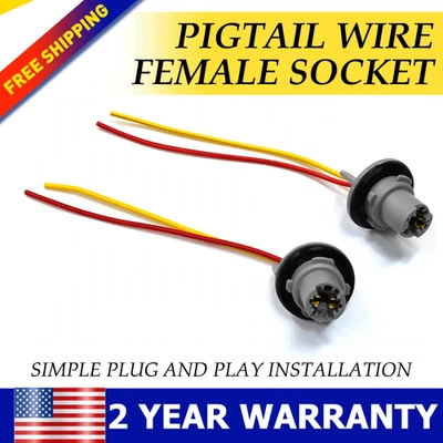 Conector de enchufe de coche DC 12V T10 W5W 168 194 extensión base de luz de cuña LED 2 piezas Foto 1 de 4