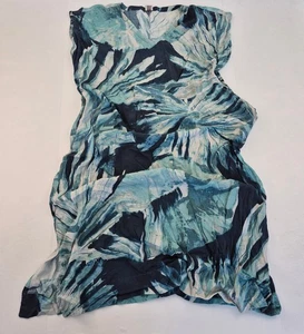 Vestido largo POETRY 18 azul para mujer Tencel mezcla de lino estampado - Imagen 1 de 6