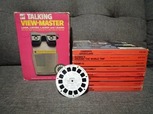 GAF TALKING VIEW-MASTER with 24 TALKING REELS & ORIGINAL BOX ~ WORKS! - Picture 1 of 6