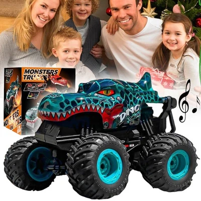 Monster Truck Ferngesteuert,Ferngesteuertes Auto,Ferngesteuertes Auto ab 3 Jahre - Bild 1 von 4