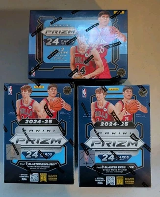 2024-25 PANINI PRIZM BASKETBALL FACTORY SEALED HOBBY BLASTER BOXES (3 BOX LOT)