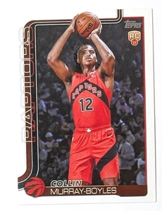 2025-26 Topps NBA Basketball Collin Murray-Bowles Rookie RC #209 Toronto Raptors - Picture 1 of 2