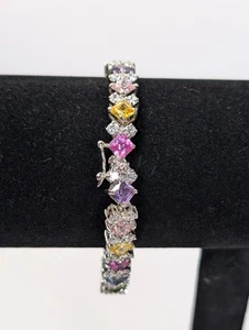 Nolan Miller - Glamour Collection - Diamonique Tennisarmband mehrfarbig - Bild 1 von 6