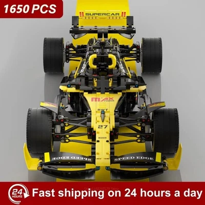 1650PCS Voiture F1 Renault 1:8 Technique MOC Blocs de Construction Jouet Adulte - Photo 1/4