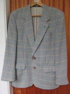 Daks Hounds Tooth karierte Anzugjacke, Schurwolle - Bild 1 von 17