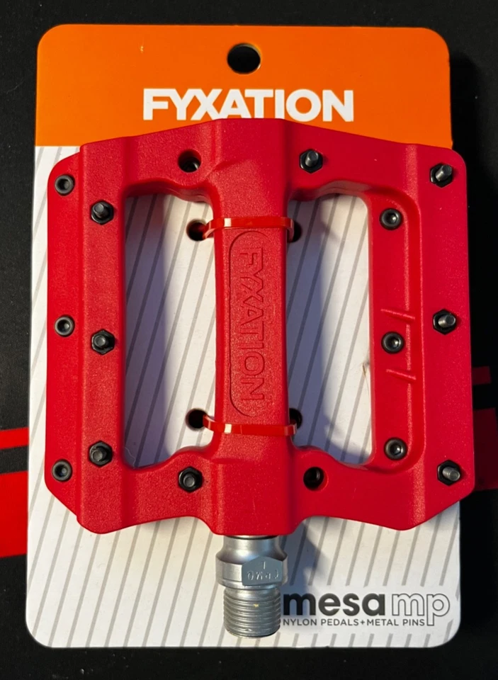 Pedales de plataforma Fyxation Mesa MP - Rojo - 9/16" - Pasadores reemplazables - ¡Nuevos! Foto 1 de 2