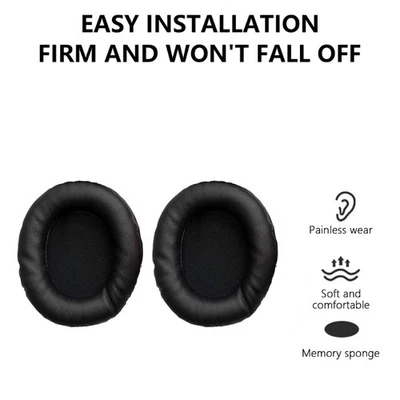 Replacement Earpads Soft Sponge Ear Pad Comfortable Ear Muffs for ATH-SR30BT - Image 1 of 4