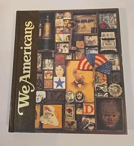 Vintage Patrotic Coffee Table Book "We Americans" 1975 National Geographic HB - Foto 1 di 4