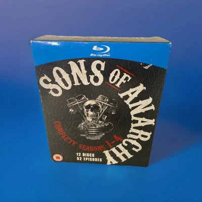 Sons of Anarchy The Complete Seasons 1 2 3 4 Blu ray Box Set - VGC - Free Post - Image 1 of 4