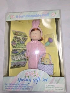 Muñeca Posable Madeline and Friends 8" - Juego de Regalo de Primavera - Conejito de Pascua Nuevo en Caja De Colección - Imagen 1 de 4