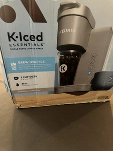 Cafetera K-Cup Pod gris helada y caliente de una sola porción, vaso reutilizable - Imagen 1 de 3