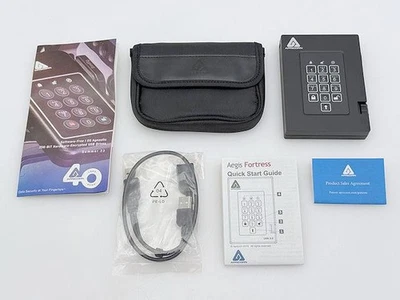 Disco duro Apricorn 1 TB Aegis Padlock Fortress 256 bits AES XTS A25-3PL256-1000F Foto 1 de 3