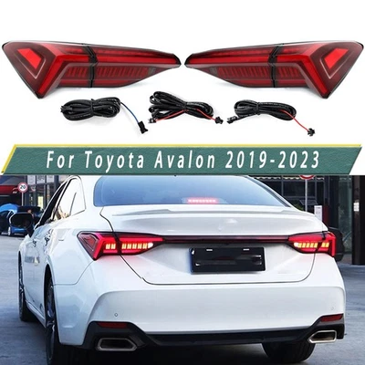 Conjunto de luces traseras LED rojas lámpara trasera para Toyota Avalon XLE TRD XSE 2019-2023 Foto 1 de 4
