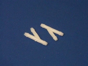 2 x CONECTORES DE TUBO DE MANGUERA OFFSET Y FORMA 2 EN 1 6mm - Imagen 1 de 1