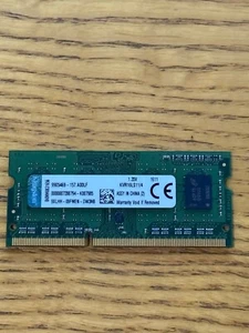 Kingston 4GB PC3-12800 1600MHz SODIMM DDR3 RAM - (KVR16LS11/4) - Picture 1 of 2