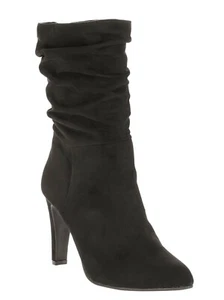 Big Buddha Women's Dress Slouch Boot Black Faux Suede size 11 - Picture 1 of 5