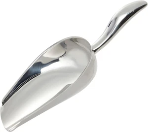 6oz Stainless Steel Scoop – Small Metal Scoop for Ice Bucket, Flour, & Grains - Picture 1 of 11