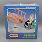 Vintage 1993 Little Tikes Place Miniatures Wheelchair Ramp & Friends Set In Box