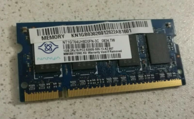 So-dimm Nanya 1GB PC2-5300S - Immagine 1 di 2