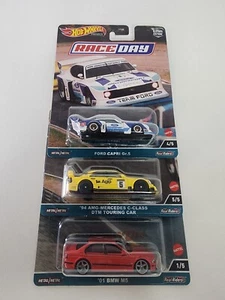 Hot Wheels Premium Día de Carrera Mercedes AMG Ford Capri BMW Cultura Conductores Reales - Imagen 1 de 4