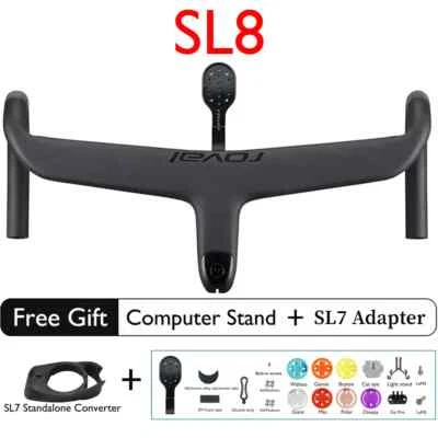 Integrierter Carbon Lenker Für Vollständige Interne Kabelführung, Rennrad-Lenker - Bild 1 von 4