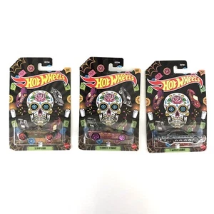 HOT WHEELS 3x Halloween Series Collection Cars Toy Rare Ford Lo Boy Corvette .. - Picture 1 of 4