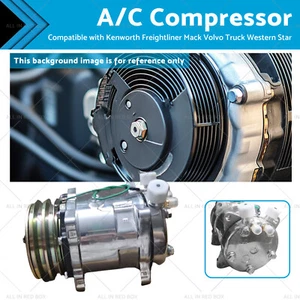 A/C Compressor Suitable for Kenworth Freightliner Mack Volvo Truck Western Star - Bild 1 von 6
