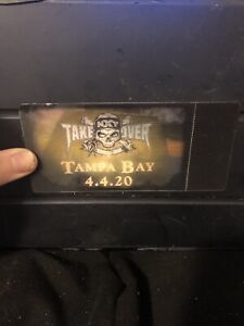 NXT Takeover Tampa Pandemic Cancelled Collectors Ticket 2020 WWE WrestleMania