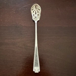 Antique Gorham Sterling Silver Art Deco Pierced Olive Spoon 5.75” Vintage - Picture 1 of 3