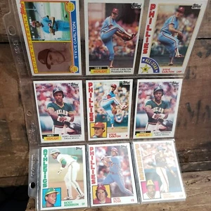 1980's Baseball Card Lot (9) - Picture 1 of 11
