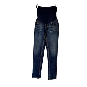 Motherhood Maternity Secret Fit belly Skinny Jeans Small Dark Wash - Picture 1 of 11