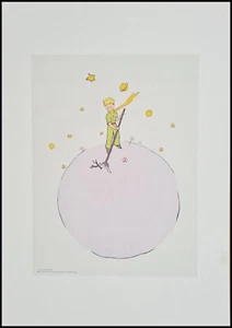 SAINT-EXUPERY * DER KLEINE PRINZ UND DIE....*Lithographie + Zertifikat * limited - Bild 1 von 9